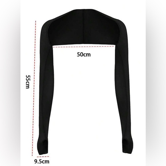 1pc Arm Sleeves Summer New Style Ice Silk High Elasticity Uv Protection - Picture 3 of 5